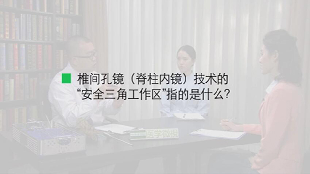20椎间孔镜（脊柱内镜）技术的“安全三角工作区”指的是什么？ 