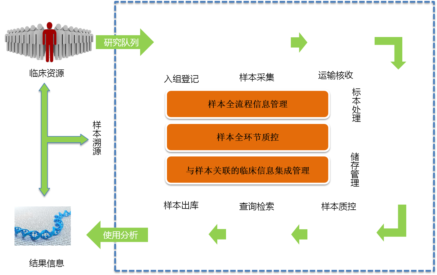 生物样本平台工作流程